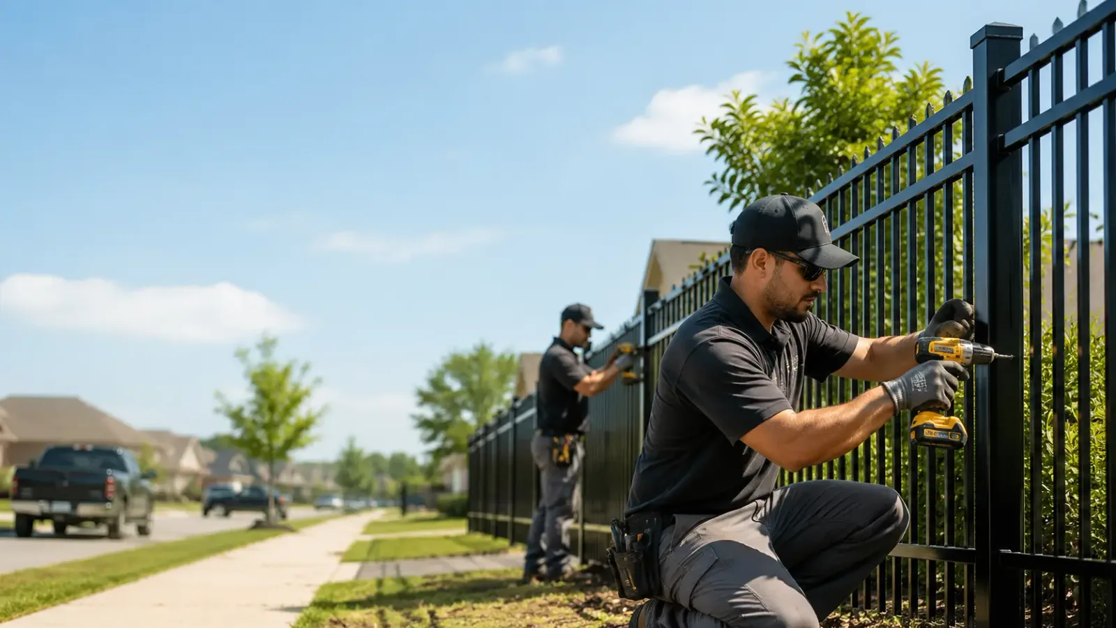 Metal Fence Installation in Altheimer, AR